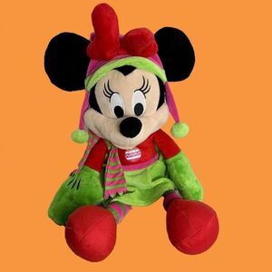 Disney Minnie Mouse Holiday Winter Christmas Plush
